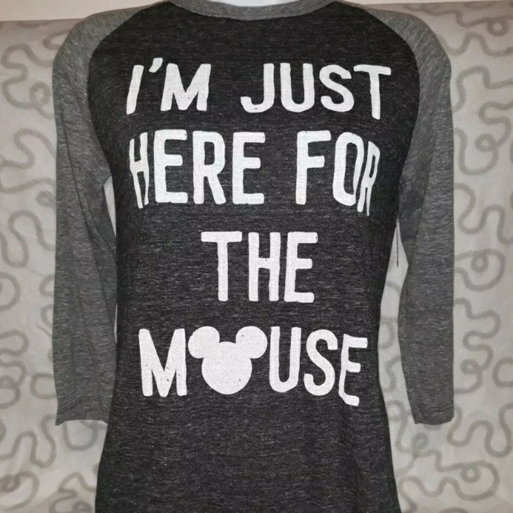 Disney themepark baseball T size M